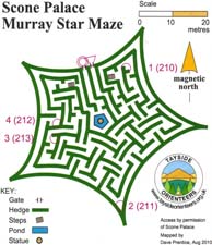 2010.09.10 Murray Star Maze Scone Palace Perth Scotland