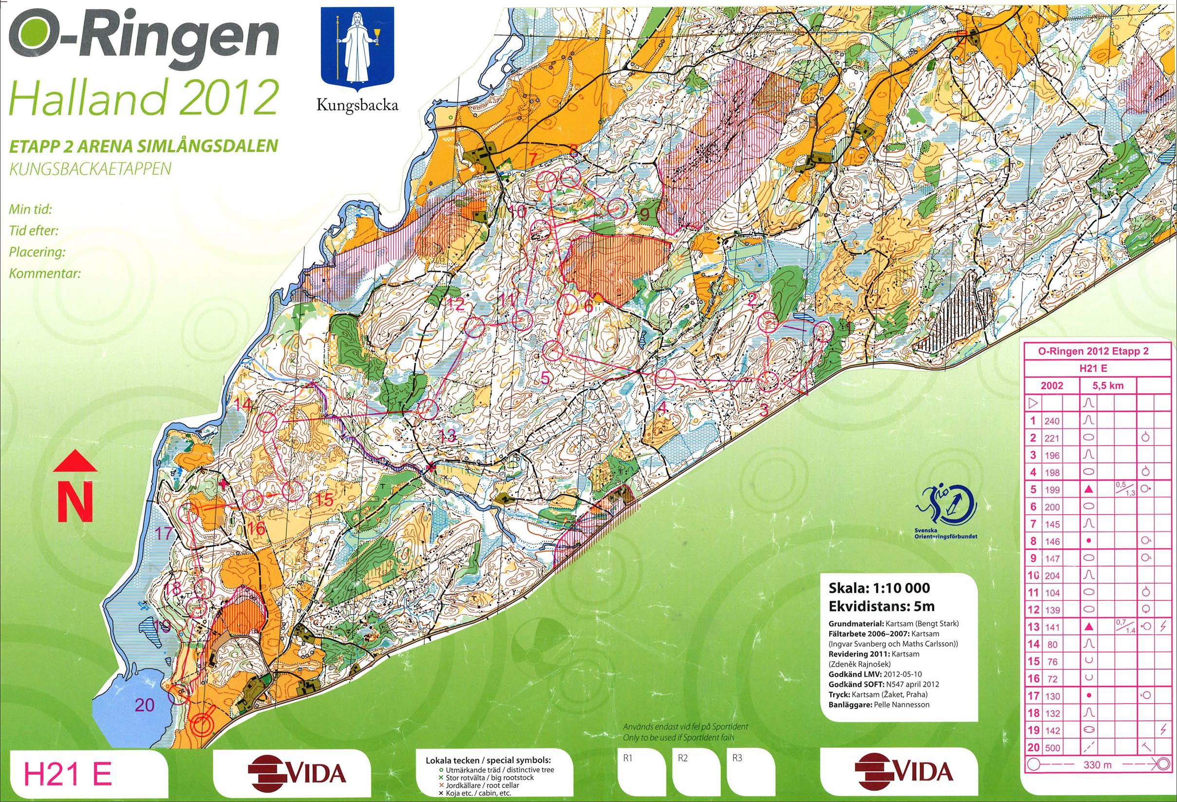 O-ringen - stage 1 (23/07/2012)