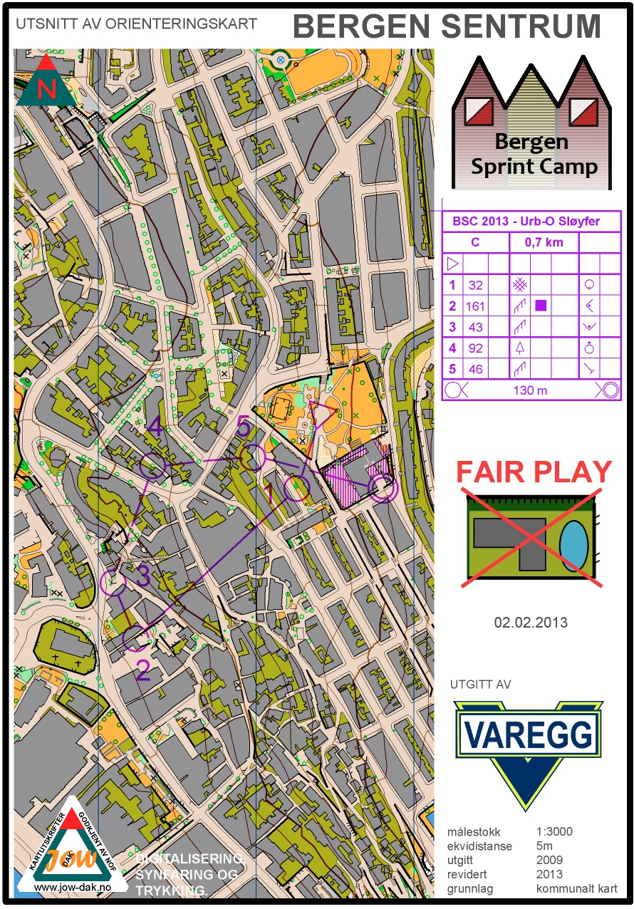 Bergen Sprint Camp 3, loop C (2013-02-02)