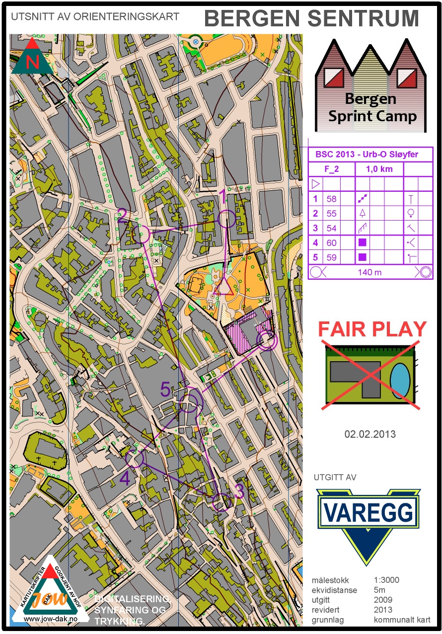 Bergen Sprint Camp 3, loop E (02/02/2013)