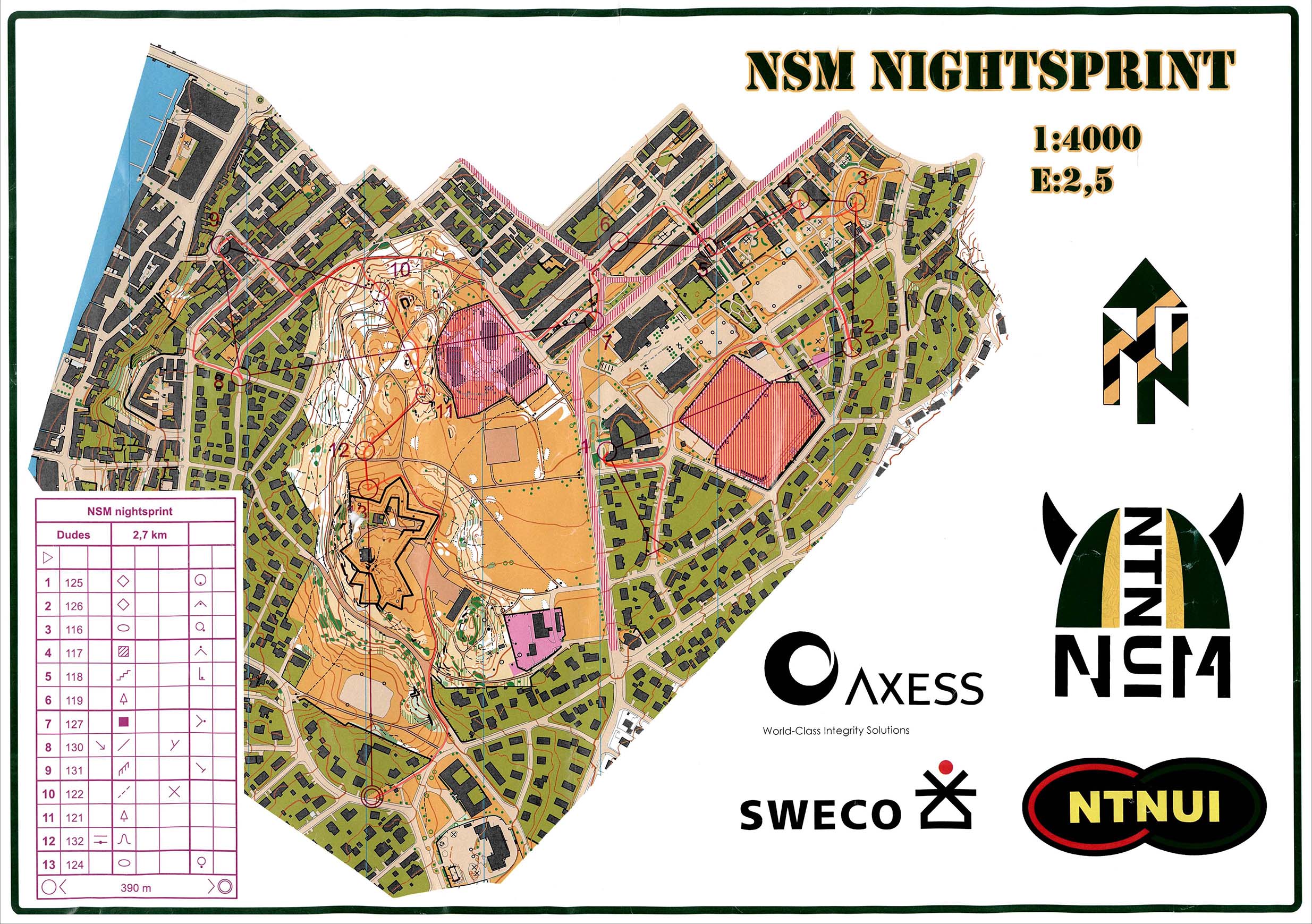 NSM Night sprint (31/10/2014)