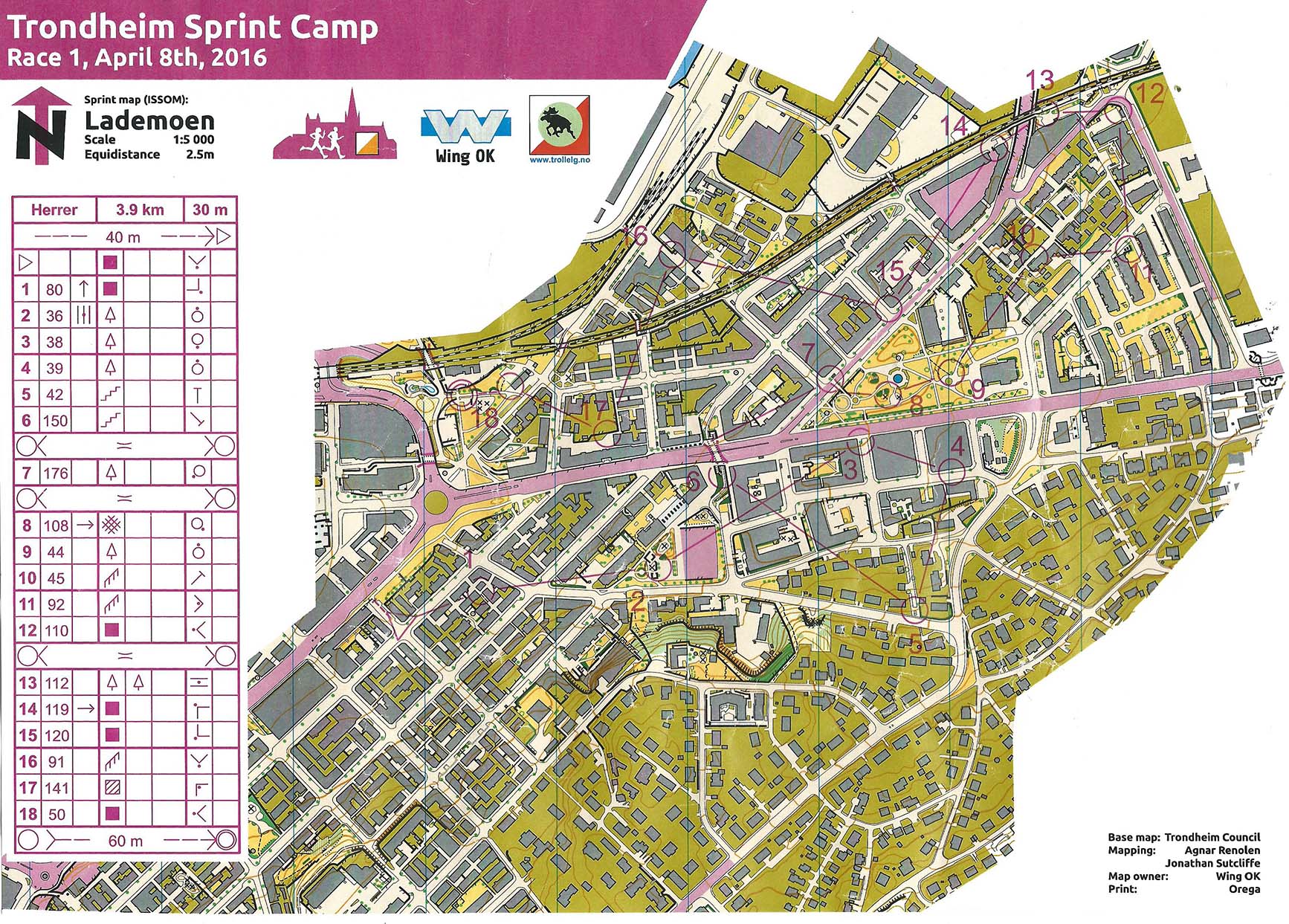 Trondheim Sprint Camp 1 (08-04-2016)